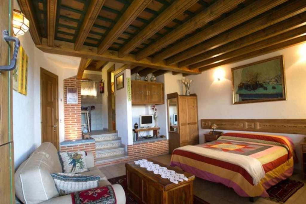 Apartamento rural El Pastor es un estudio con gran ventanal a Gredos Cabezas Bajas Exterior foto
